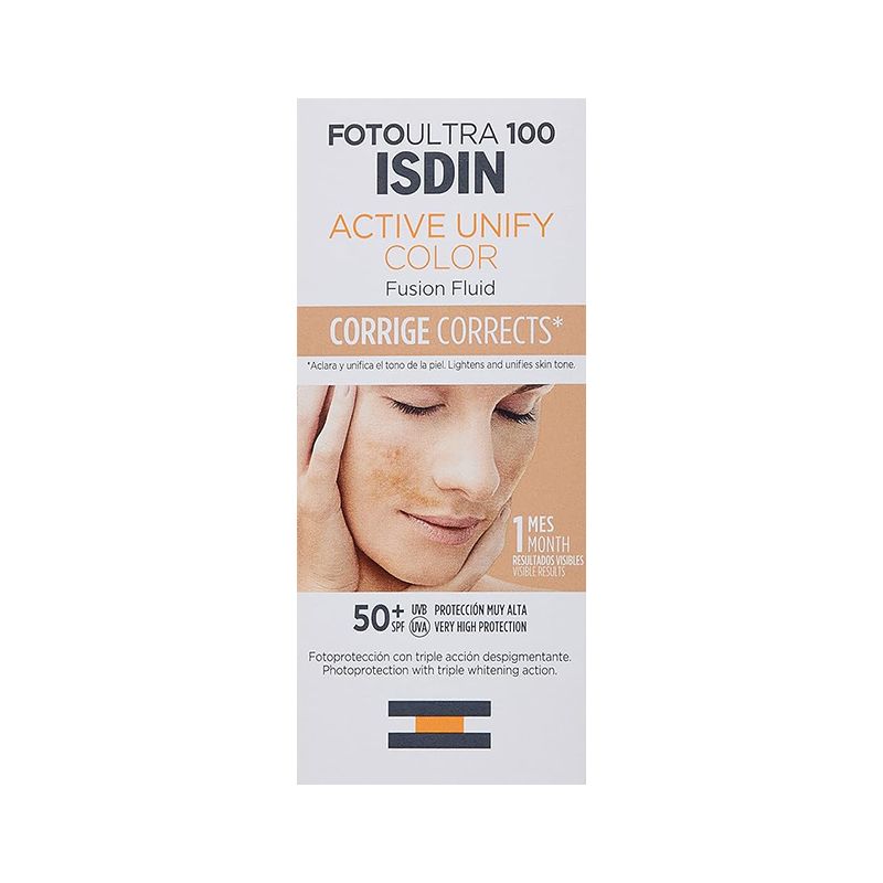 ISDIN FOTO ULTRA 100 ACTIVE SUNSCREEN UNIFY FUSION FLUID COLOR 50 ML - Shop N Save