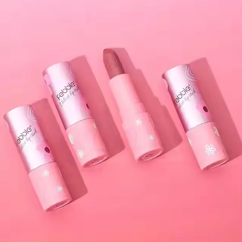 Febble Velvet Lipstick: Luxurious Matte Finish for Stunning Lips 1 pcs (04)
