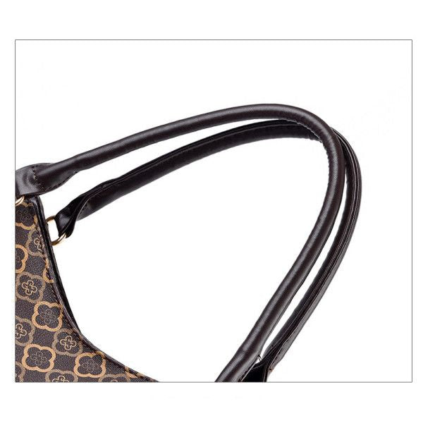 Large Capacity Handbag: Stylish, Synthetic Leather, Zip Closure - Shop N Save