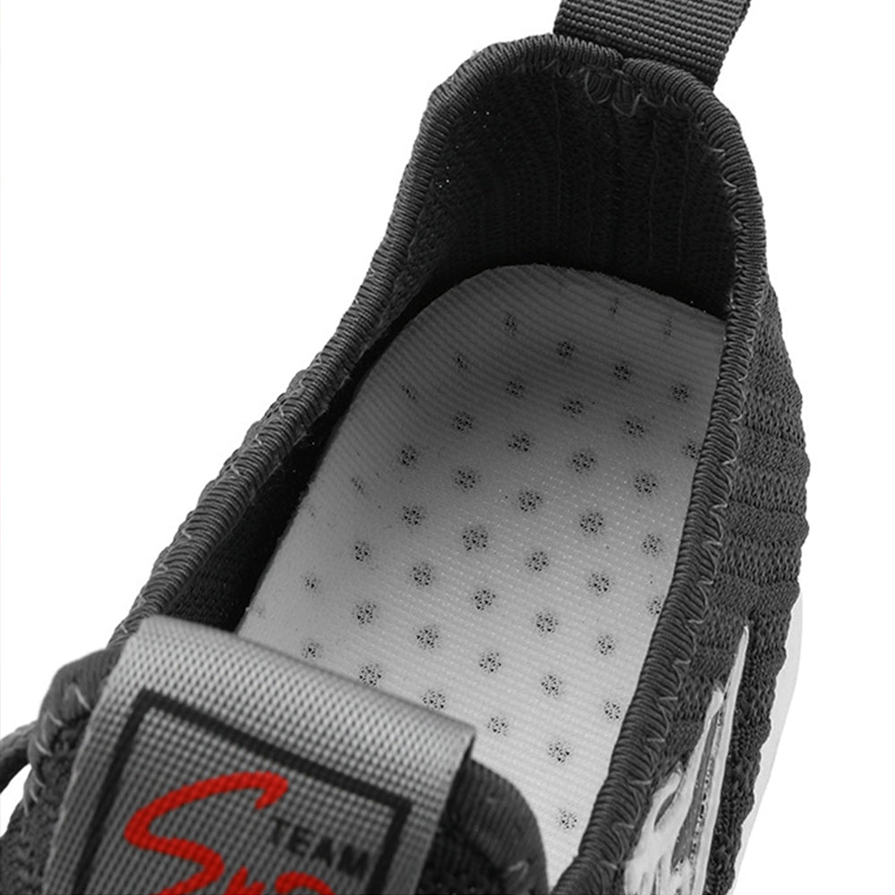 Mesh Lace-Up Sneakers for Women Lightweight Breathable Non-Slip Soft And Comfortable Shoes For Walking Running Jogging Exercise Gym and Outdoor Office Casual Shoes - Red