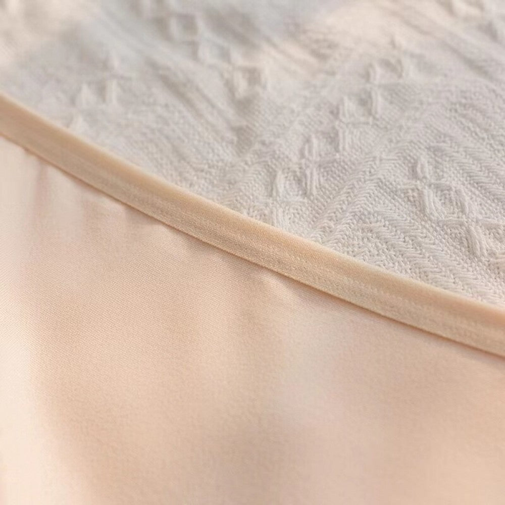 Mid-Waist Panties Stylish Soft Lace Underwear Women - Skin - Shop N Save