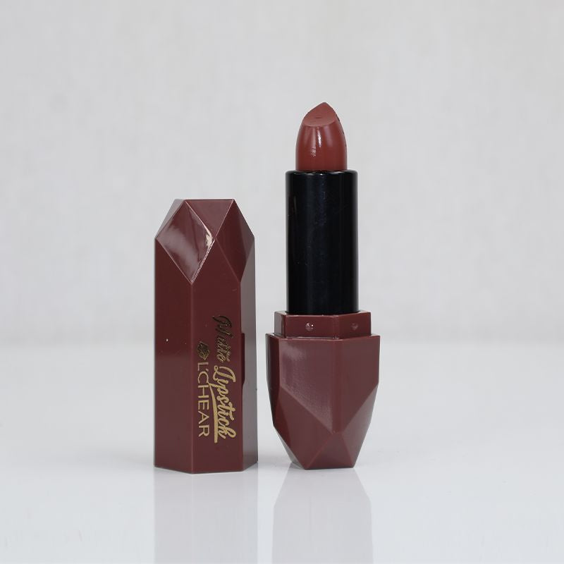 L'chear Matte Silky Soft Luxurious Texture Lipstick - Saddle Brown (04)