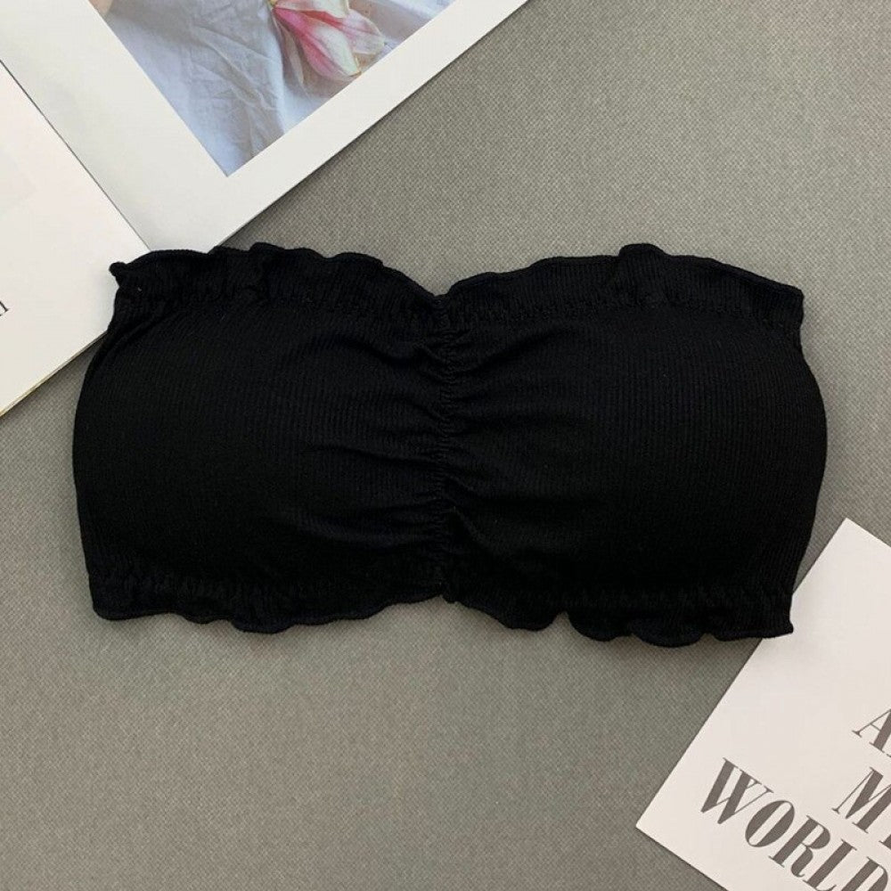 Lingerie Sport Backless Strapless Top Bra - Black - Shop N Save