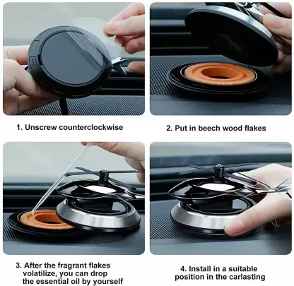 TREST Natural Car Freshener (10ml): Compact, Long-Lasting, Fresh Scent - Shop N Save