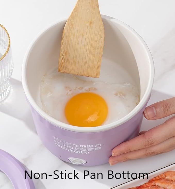 Small All-in-One Pot: 1.2L Electric Cooker, Portable, Non-Stick (1.2L) - Shop N Save