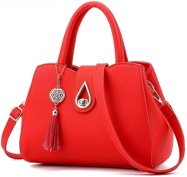 Classy Classical Fashion Beautiful Handbag - Red
