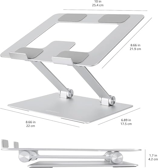 Collins Adjustable Laptop Stand - Ergonomic, Portable, and Lightweight