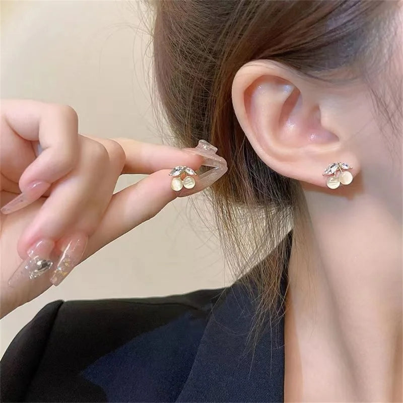 Luxurious Opals Studs: Shiny Gold Earrings, 2023 Trend Wholesale - Shop N Save