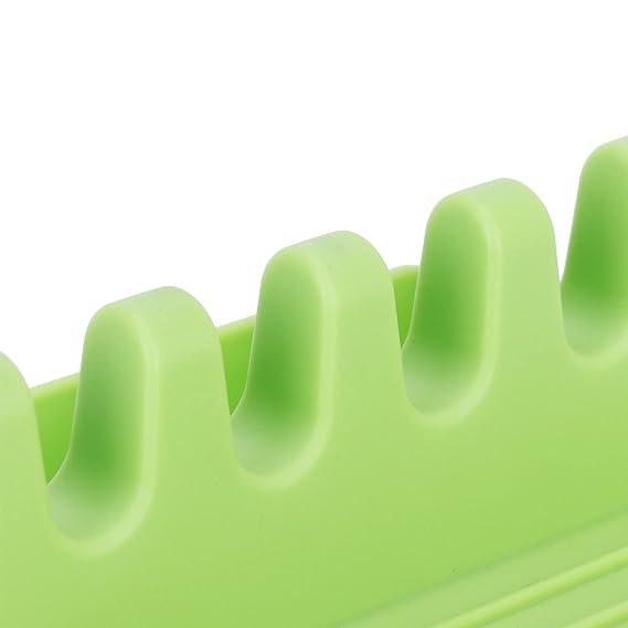 Green Kitchen Organizer: Wall-Mount Rack for Utensils, Lids - Shop N Save