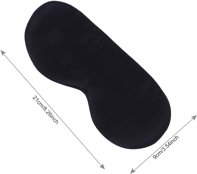 Silk Sleep Mask: Cooling Gel, Relaxing Massage for Tired Eyes