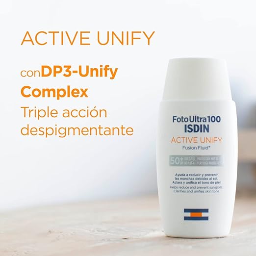 ISDIN FOTO ULTRA 100 ACTIVE SUNSCREEN UNIFY FUSION FLUID NO COLOR 50 ML - Shop N Save