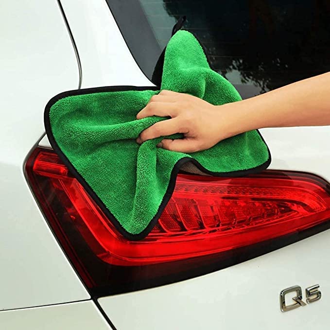 Heavy Microfiber Car Cloth: Double-Sided, Lint-Free, 800 GSM - Shop N Save