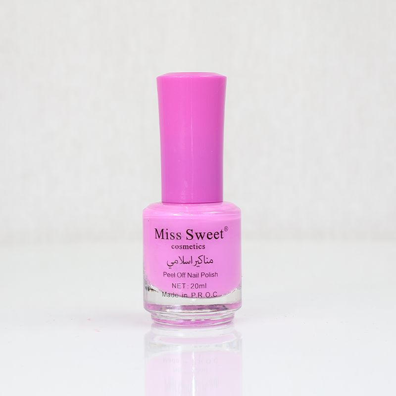 Miss Sweet Cosmetic Peel Off Nail Polish - Ultra Pink (53)