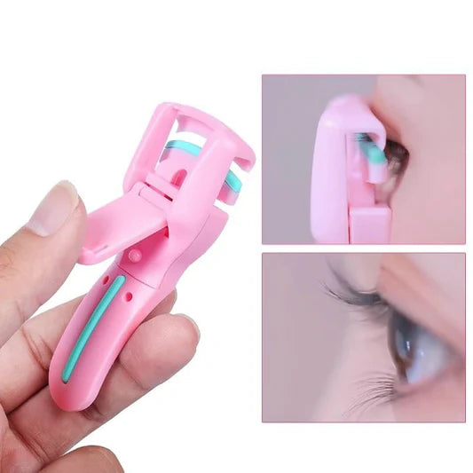 Women Makeup Tool Portable Eyelashes Curlers - Pink - Shop N Save