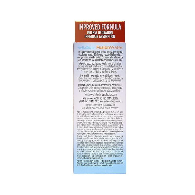 ISDIN FOTOPROTECTOR BODY CARE PEDIATRICS FUSION WATER 50+ 50 ML - Shop N Save