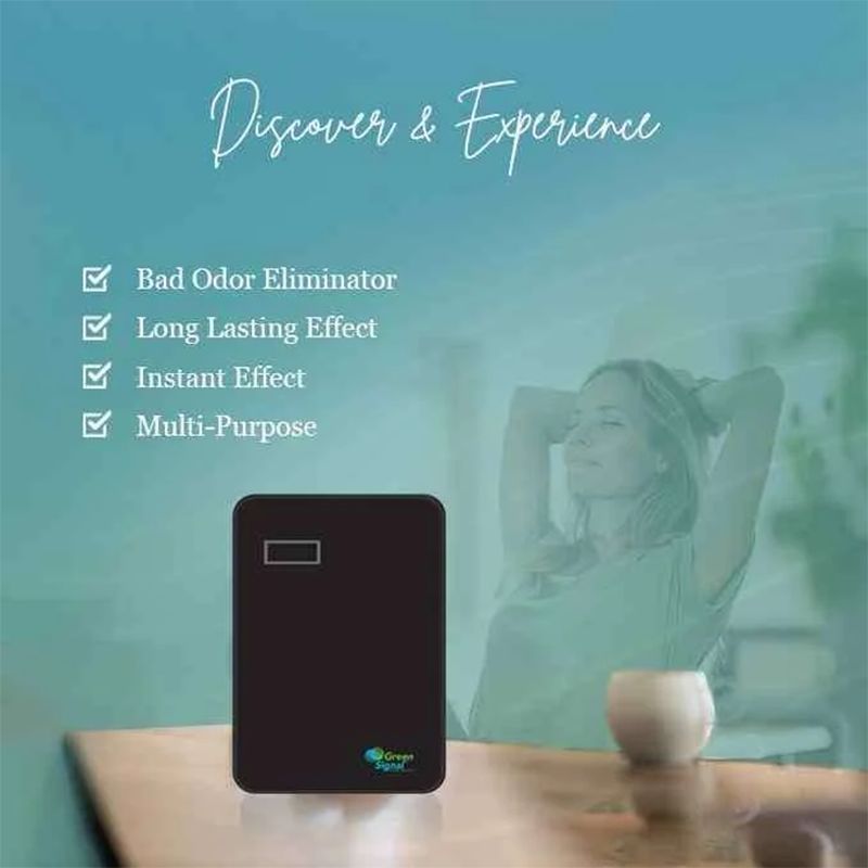 Aroma Diffuser Machine GS Smart Scent 150 ML (Black) with Bluetooth Control.