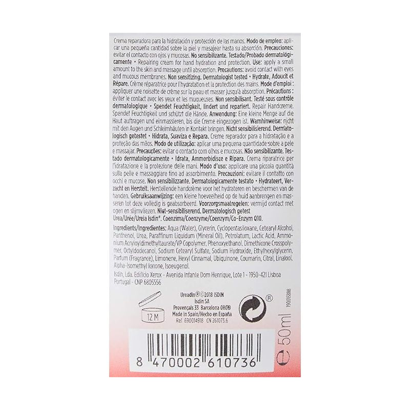 ISDIN UREADIN REPAIRING HAND CREAM 50ML - Shop N Save