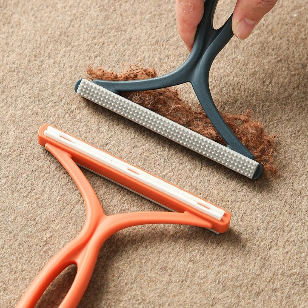 Portable Manual Hair Removal Carpet Wool Coat Clothes Shaver Dark Blue