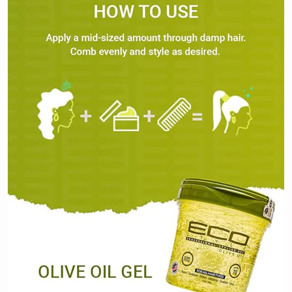 Hair Friendly Argan Oil Styling Gel (236ml): Strong Hold, Sustainable Haircare - Green - Shop N Save