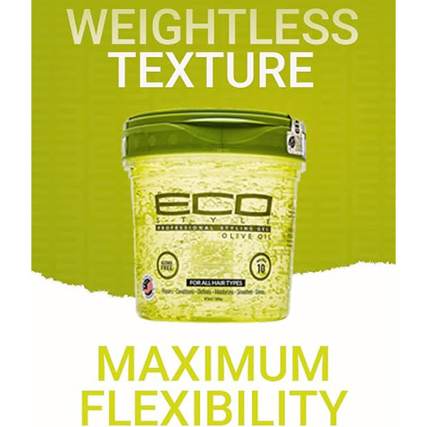 Hair Friendly Argan Oil Styling Gel (236ml): Strong Hold, Sustainable Haircare - Green - Shop N Save