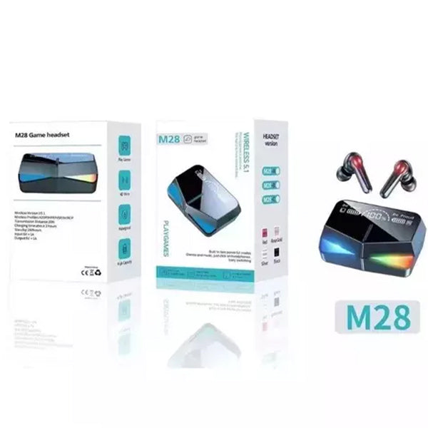 M28 TWS Gaming Earbuds: Low Latency, Immersive Sound, Long Battery - Shop N Save
