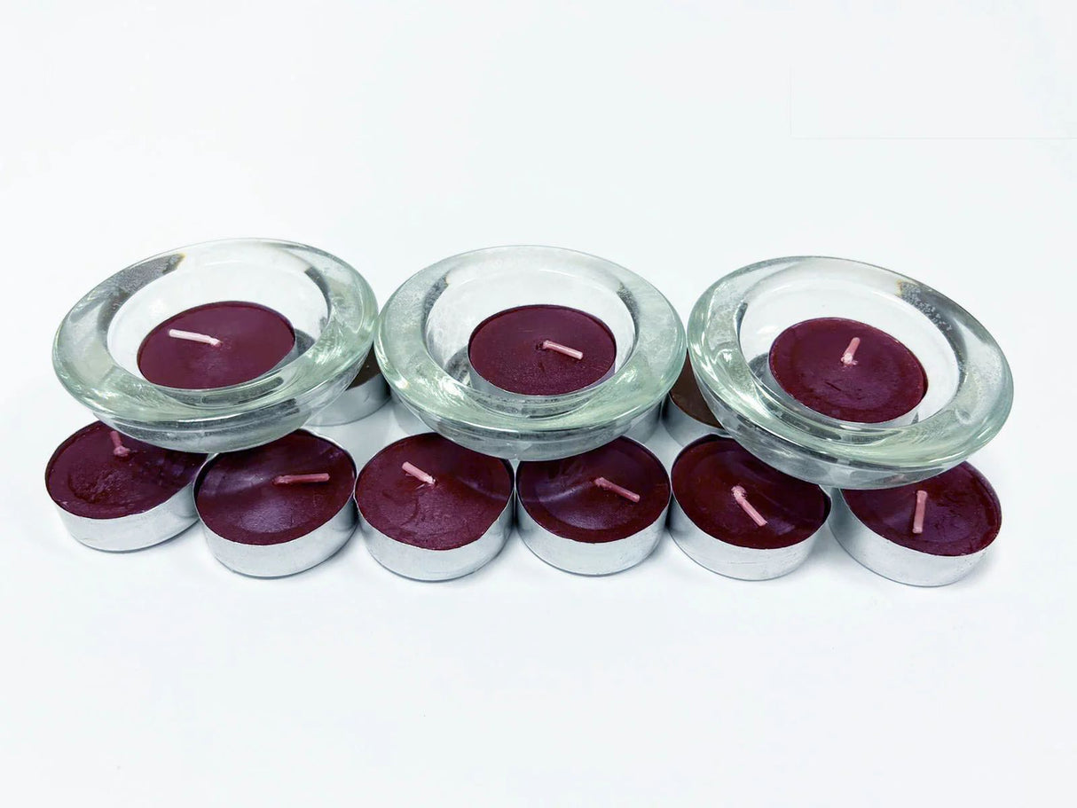 Love Life Scented Candle 3Pc Stand + 15Pcs Candle Set 4.5X23.5X8 cm (Coffee).