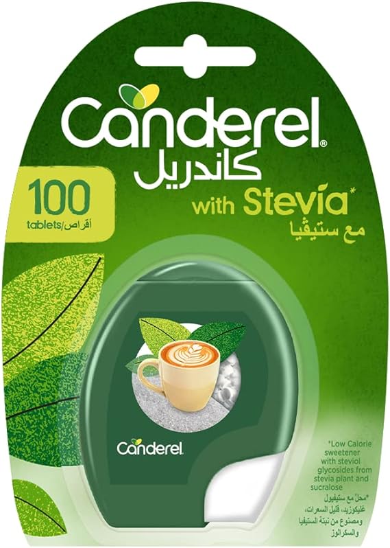 Canderel with Stevia: 100 Tabs, Low-Calorie, Natural Sweetener - Shop N Save