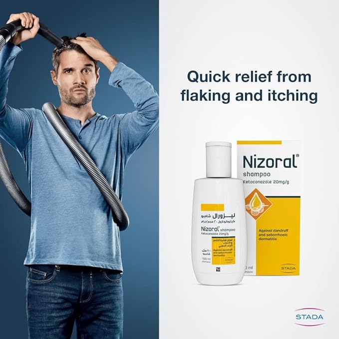 Nizoral Ketoconazole Anti-Dandruff Treatment Shampoo, 100 ml, Effective Dandruff Treatment, Works from the first wash, Clinically proven Ketoconazole Shampoo to relieve Itchy Scalp - Shop N Save