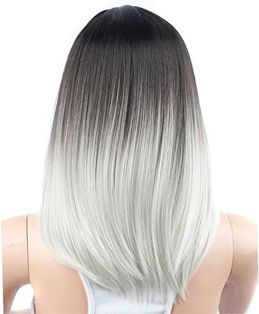 Medium-Length Gradient Wig