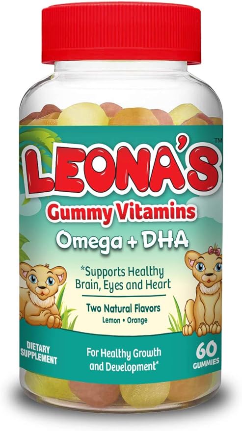 LEONA'S Kids Omega Gummies: 60 Count, Brain and Growth Support - Shop N Save
