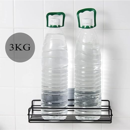 Adhesive Shower Holder: Rust-Resistant, Stainless Steel Organizer - Shop N Save