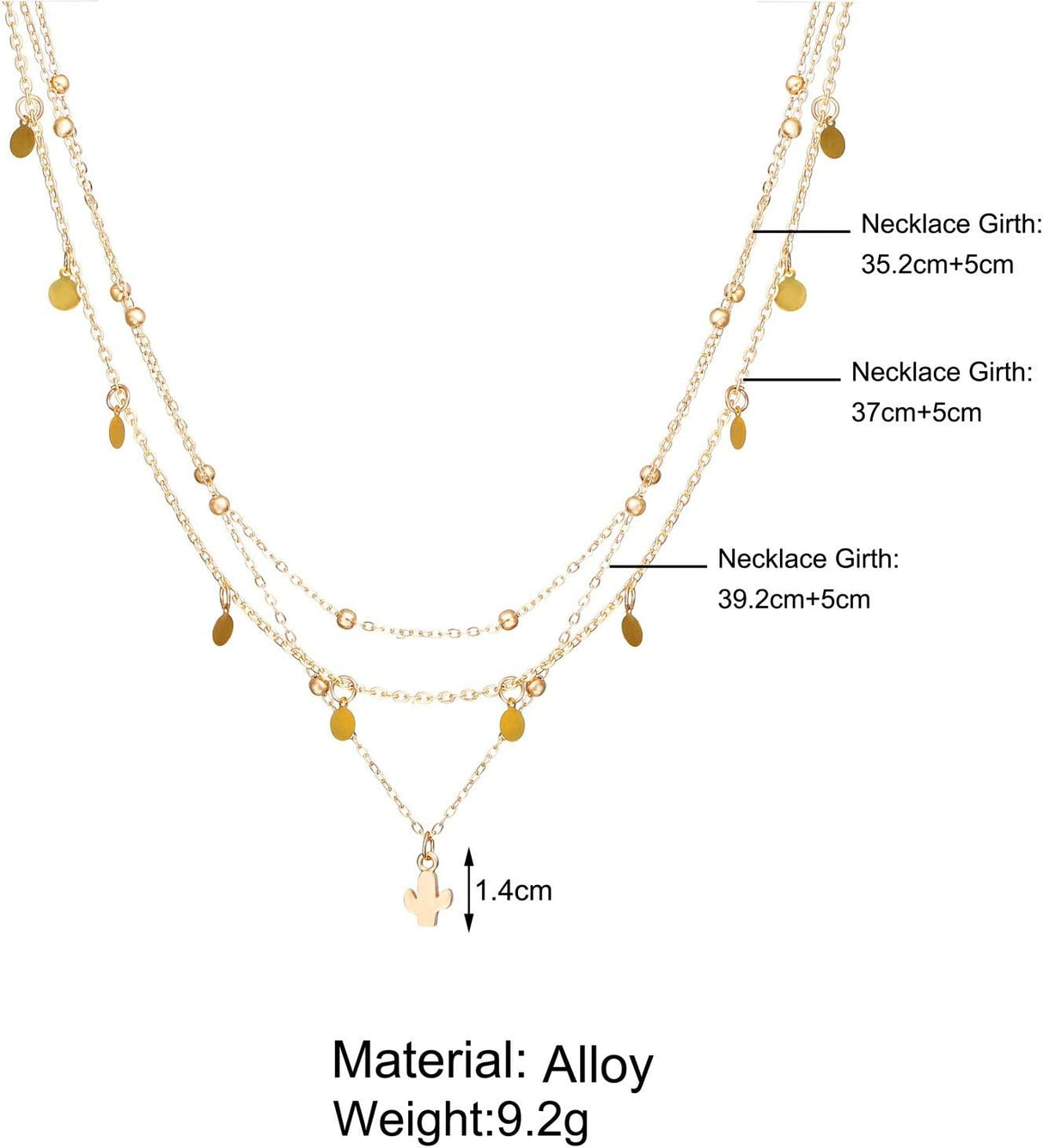 Gold Tree Coin Choker: 3-Piece Pendant Necklace Set - Shop N Save