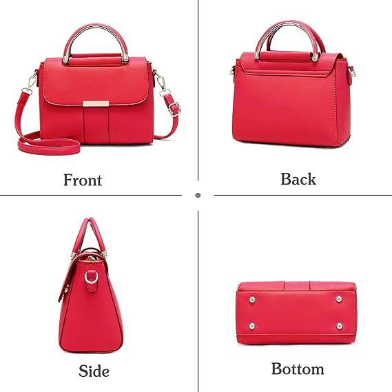 Double Handle Magnetic Closure Ladies Fashion Handbag - Shop N Save