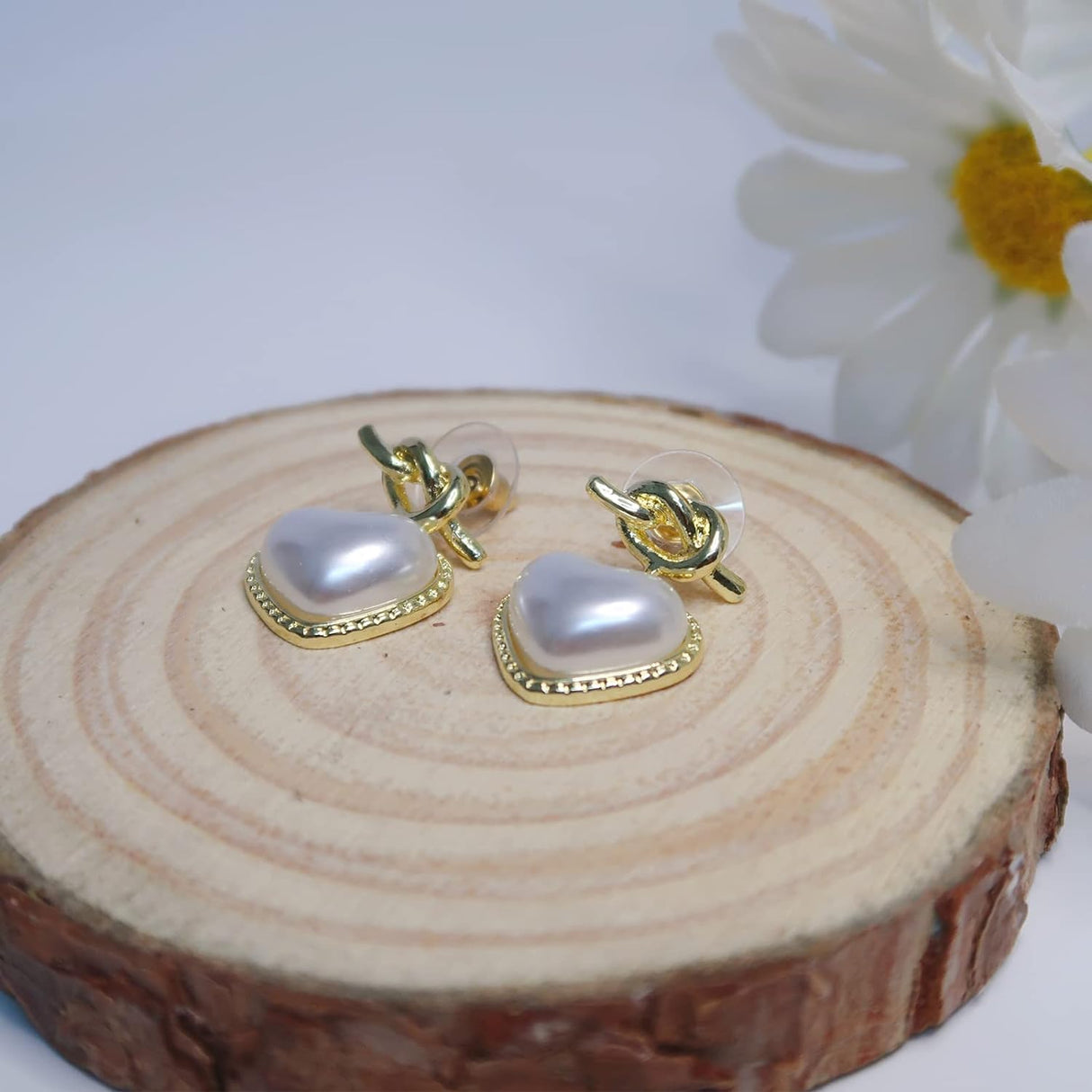 Gray Pearl Drop Earrings: Zircon Accent, Dainty Jewelry - Shop N Save