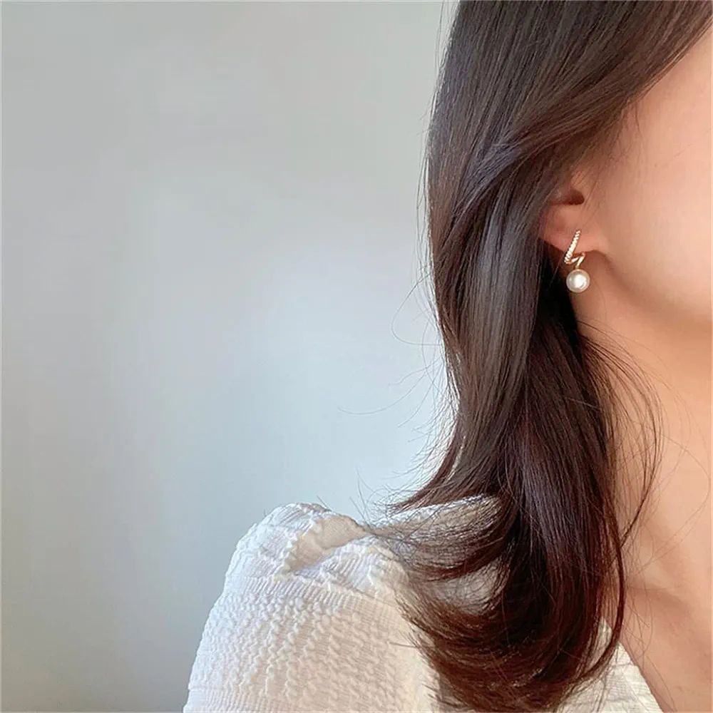 JYPT Romantic Pearl Studs: Korean Party Elegance for Women - Shop N Save