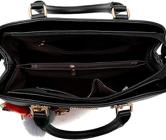 Fashion Large Capacity Stylish Shoulder Handbags - Wine Red - Shop N Save