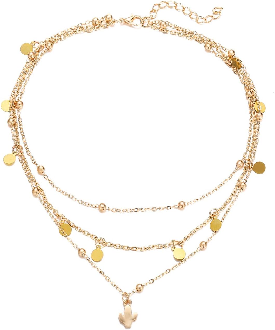 Gold Tree Coin Choker: 3-Piece Pendant Necklace Set - Shop N Save