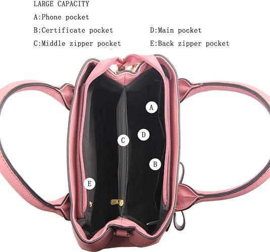 Women Fashion Luxury Handbag - Pink - Shop N Save