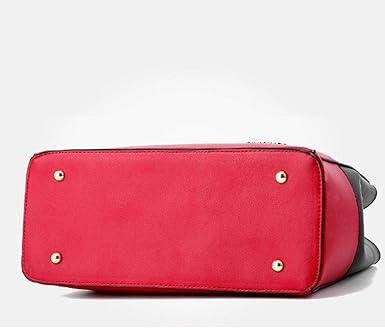 Women Elegant Fashion Wide Capacity Handbag - Wine Red - Shop N Save