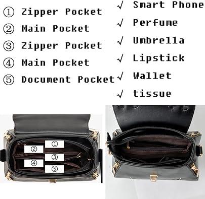 Sweet Lady One Shoulder Embroidered Crossbody Bag - Black - Shop N Save