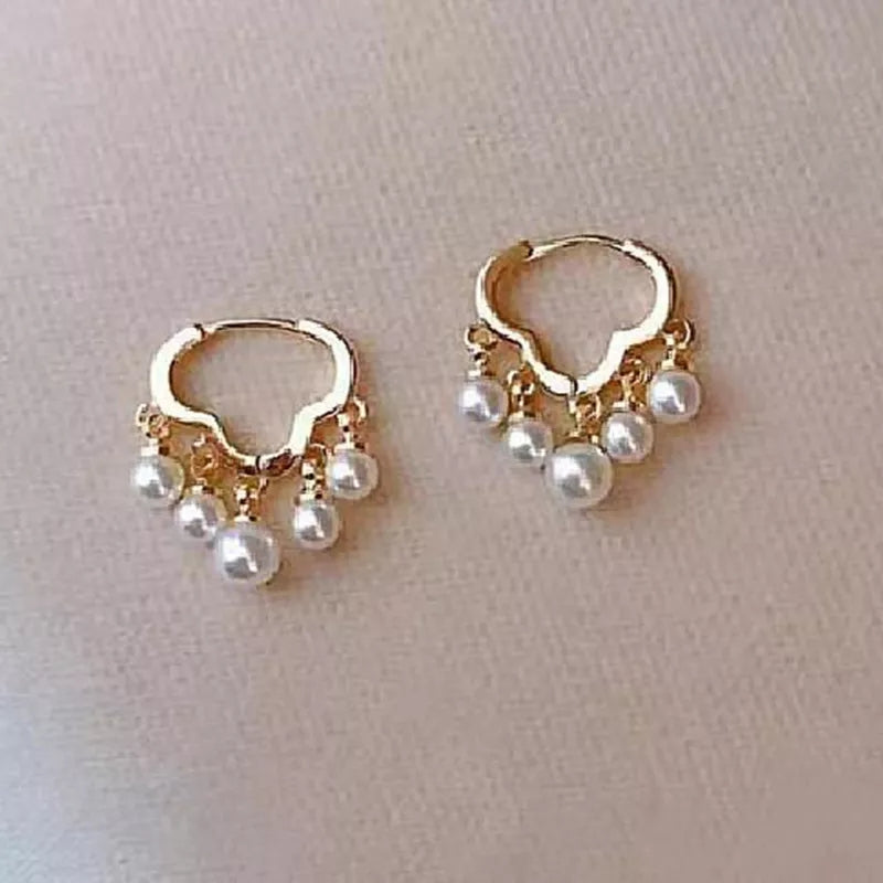 Baroque Pearl Earrings: Luxury Korea Fashion Gift for Women - Shop N Save