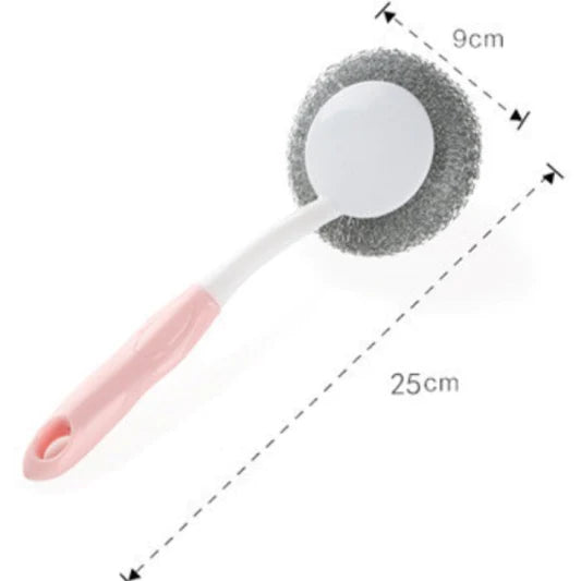Creative Long Handle Steel Ball Dishes Cleaning Brush - Shop N Save