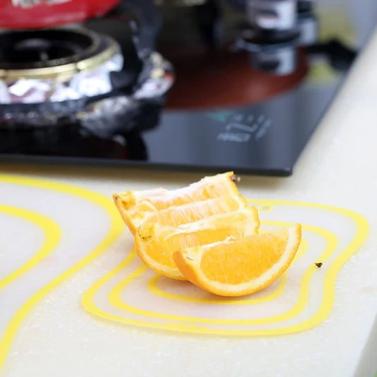 Fruit Vegetable Non Slip Cutting Board Mat - Yellow - Shop N Save