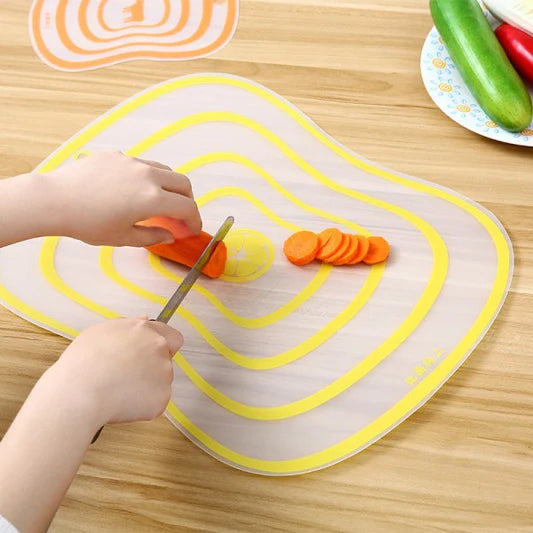 Fruit Vegetable Non Slip Cutting Board Mat - Yellow - Shop N Save