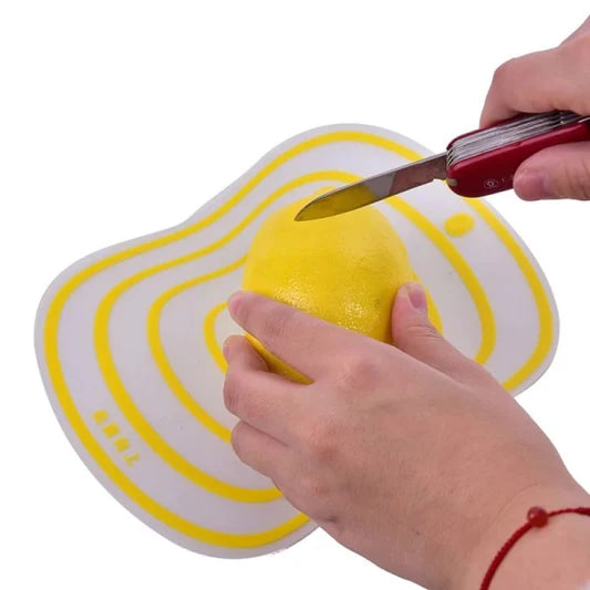 Fruit Vegetable Non Slip Cutting Board Mat - Yellow - Shop N Save