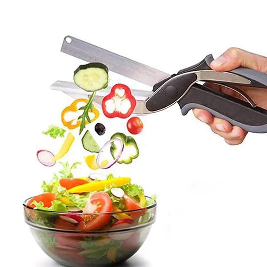 Stainless Steel 2 In 1 Multifunctional Fruit Vegetable Cutter - Shop N Save