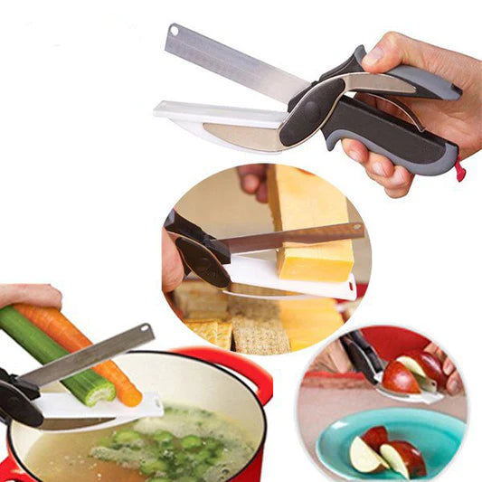 Stainless Steel 2 In 1 Multifunctional Fruit Vegetable Cutter - Shop N Save