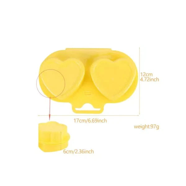 Steaming Boiling Eggs Microwave Cooking Double Mold - Yellow - Shop N Save