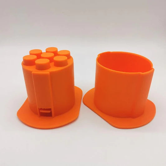 Hot Dog Meat Strips Pasta Squeezer Handmade Mold Maker - Orange - Shop N Save