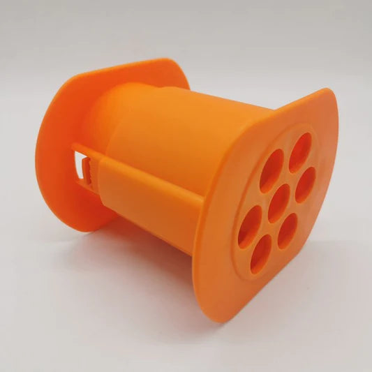 Hot Dog Meat Strips Pasta Squeezer Handmade Mold Maker - Orange - Shop N Save